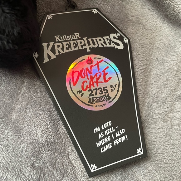 Killstar Kreepture Don't care bear plush toy, 2735/3000 - Picture 5 of 7